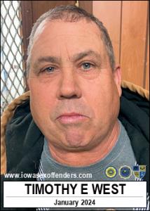 Timothy Edward West a registered Sex Offender of Iowa
