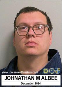 Johnathan Micheal Albee a registered Sex Offender of Iowa