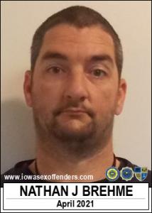 Nathan Jerry Brehme a registered Sex Offender of Iowa