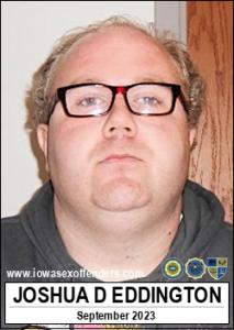 Joshua David Lee Eddington a registered Sex Offender of Iowa