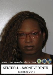 Kentrell Lamont Vertner a registered Sex Offender of Iowa