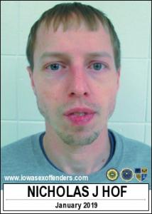 Nicholas James Hof a registered Sex Offender of Iowa