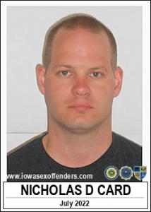 Nicholas David Card a registered Sex Offender of Iowa