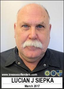 Lucian Joseph Siepka a registered Sex Offender of Iowa