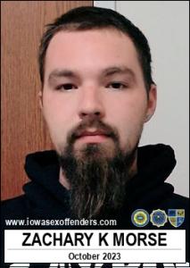 Zachary Kenneth Morse a registered Sex Offender of Iowa