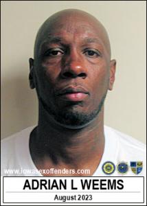 Adrian Lamar Weems a registered Sex Offender of Iowa