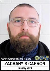 Zachary Samuel Capron a registered Sex Offender of Iowa