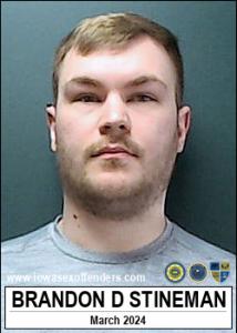 Brandon Dean Stineman a registered Sex Offender of Iowa