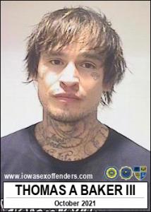Thomas Anthony Baker III a registered Sex Offender of Iowa