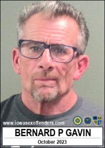 Bernard Paul Gavin a registered Sex Offender of Iowa