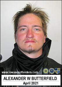 Alexander William Butterfield a registered Sex Offender of Iowa