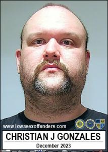 Christian John Gonzales a registered Sex Offender of Iowa