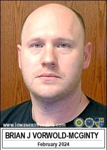 Brian Joseph Vorwold-mcginty a registered Sex Offender of Iowa