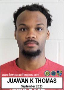 Juawan Keith Thomas a registered Sex Offender of Iowa