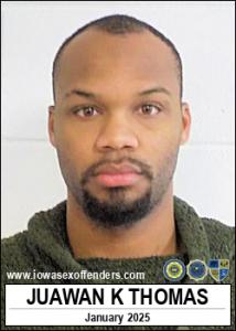 Juawan Keith Thomas a registered Sex Offender of Iowa