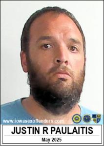 Justin Robert Paulaitis a registered Sex Offender of Iowa