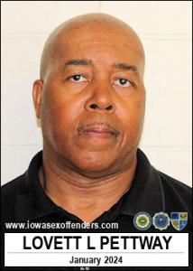 Lovett Lee Pettway a registered Sex Offender of Iowa
