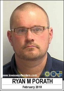 Ryan Michael Porath a registered Sex Offender of Iowa