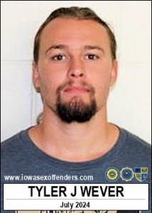 Tyler Jacob Wever a registered Sex Offender of Iowa