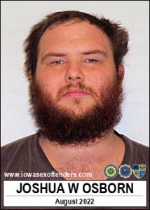 Joshua William Osborn a registered Sex Offender of Iowa
