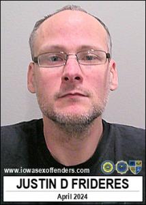 Justin David Frideres a registered Sex Offender of Iowa