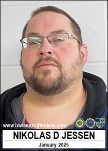 Nikolas Daniel Jessen a registered Sex Offender of Iowa