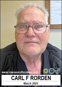 Carl Fredrick Rorden a registered Sex Offender of Iowa