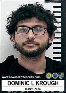 Dominic Lee Krough a registered Sex Offender of Iowa