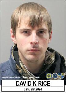 David Kevin Rice a registered Sex Offender of Iowa