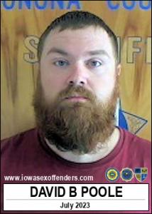 David Bradley Poole a registered Sex Offender of Iowa
