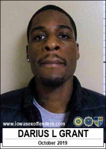 Darius Lamont Grant a registered Sex Offender of Iowa