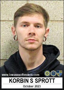 Korbin Steven Sprott a registered Sex Offender of Iowa
