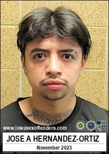 Jose Alfonzo Hernandez-ortiz a registered Sex Offender of Iowa