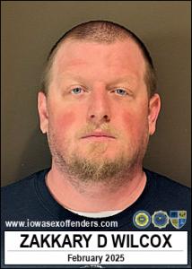 Zakkary Duane Wilcox a registered Sex Offender of Iowa