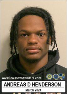 Andreas Dominic Henderson a registered Sex Offender of Iowa
