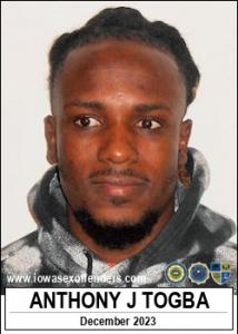 Anthony Joseph Togba a registered Sex Offender of Iowa