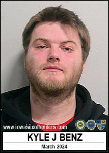 Kyle Jon Benz a registered Sex Offender of Iowa