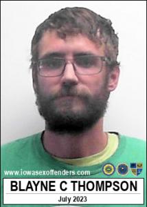 Blayne Christopher Thompson a registered Sex Offender of Iowa