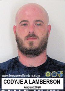 Codyje Adam Lamberson a registered Sex Offender of Iowa