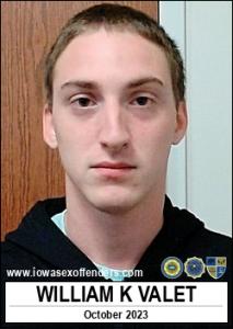 William Kaden Valet a registered Sex Offender of Iowa