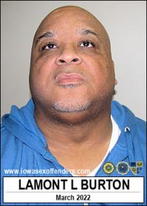 Lamont Leland Burton a registered Sex Offender of Iowa