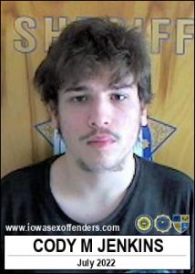 Cody Michael Jenkins a registered Sex Offender of Iowa