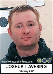 Joshua Thomas Avesing a registered Sex Offender of Iowa