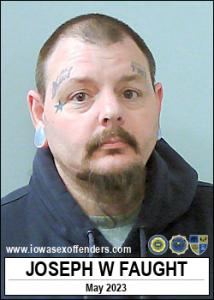 Joseph William Faught a registered Sex Offender of Iowa