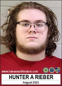 Hunter Alexander Rieber a registered Sex Offender of Iowa