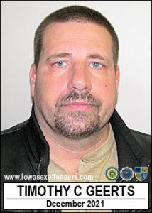 Timothy Craig Geerts a registered Sex Offender of Iowa