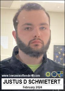 Justus Dalton Schwietert a registered Sex Offender of Iowa