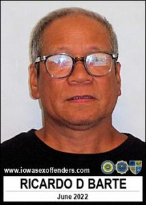 Ricardo Dela Cruz Barte a registered Sex Offender of Iowa