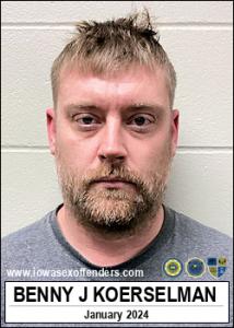 Benny Joel Koerselman a registered Sex Offender of Iowa