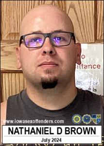 Nathaniel David Brown a registered Sex Offender of Iowa